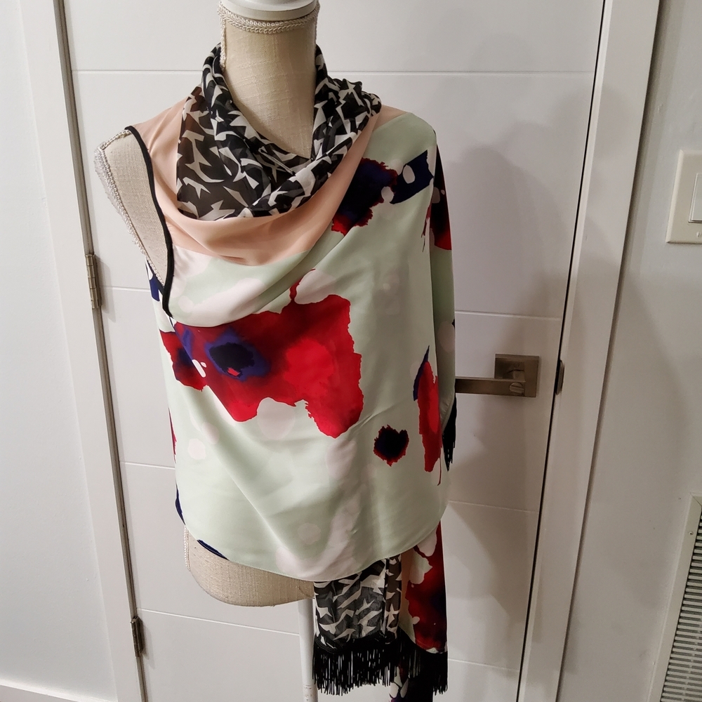 Diane Von Furstenberg Silk Blend Cover-Up Vest
